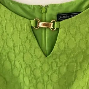 Jessica Howard | Dresses | Jessica Howard Lime Green Cap Sleeve Dress Size  6 Womens Spring Dress | Poshmark